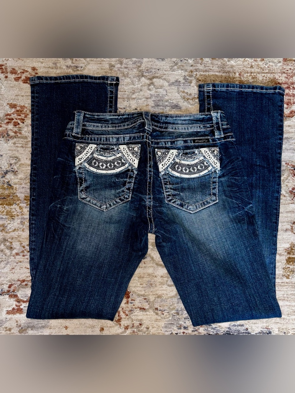 New! Miss Me Signature Boot Jeans